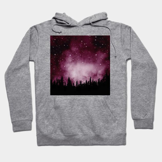 Watercolor galaxy Hoodie by RosanneCreates